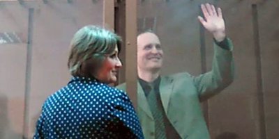 Photo: Dennis Christensen and his wife Irina