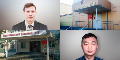 Photo: Kim and Polevodov are on trial in two courts in Khabarovsk