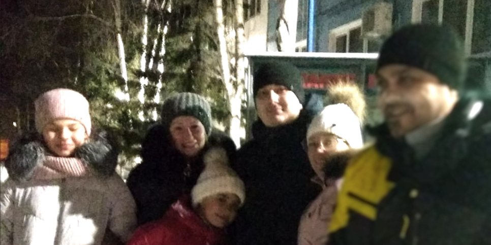 Foto: Anton Ostapenko all'uscita dal centro di detenzione preventiva