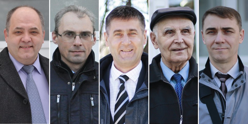 Kuvassa: Igor Turik, Juri Vaag, Viktor Kuchkov, Boris Burylov ja Alexander Inozemtsev