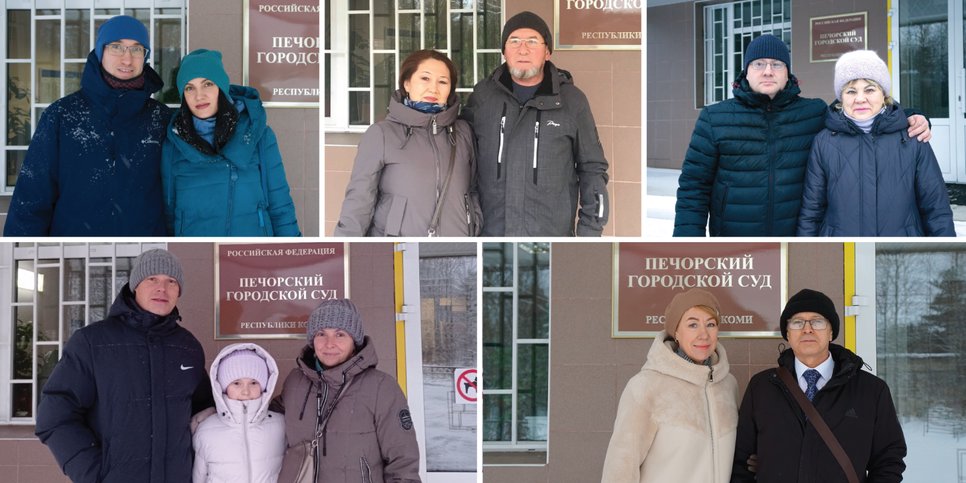 Rikosasian vastaajat uskostaan puolisoidensa kanssa