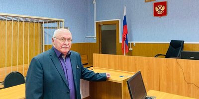 Oleg Sakun il giorno in cui è stato annunciato il verdetto. Marzo 25, 2025