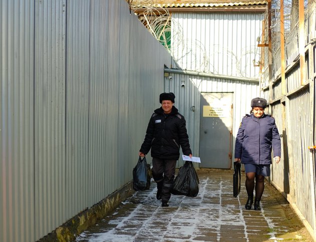 Artur Putintsev leaving the penal colony. April 9, 2025