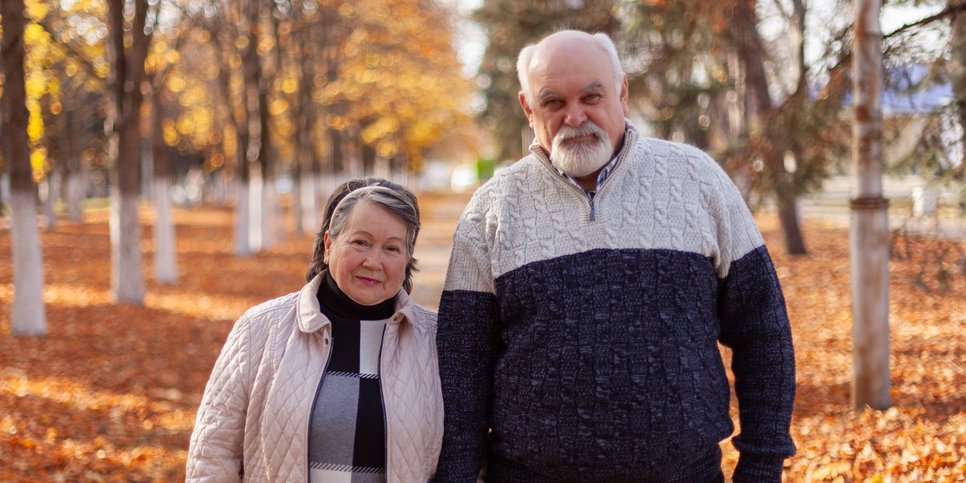 Wladimir Lepskij mit seiner Frau Olga, November 2024